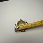 Liz Claiborne Colorful Enamel Fish Brooch Pin Gold Tone Signed LC Photo 8