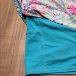 Lilly Pulitzer Luxletic Floral Women's Skort Blue and Pink Photo 4
