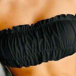 SheIn Ruched Bust Frill Trim
Bandeau Bikini Top
Black / 12(XL) Photo 0