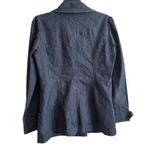 Sandro  DARK GRAY STRETCHY COTTON DOUBLE BREAST JACKET M Photo 2