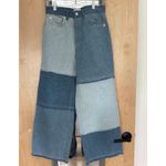 Rails  The Getty Crop Patchwork Light Indigo Blue Jeans Size 27 Photo 1