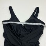 MiracleSuit  Crossover‎ With Mesh One Piece Swimsuit Womens SZ 10 Swim Black NWOT Photo 6