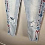 Driftwood Womens Jackie High Rise Slim Leg Embroidered Jeans Size 27 Photo 5