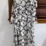 Joie NWT $445  Alpheus Floral Eyelet Cold Shoulder Ruffled Dress XS Photo 6
