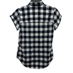 J.Crew Women's XS Tops Merchatile Gingham Plaid Popover Short Sleeve Cowgirl Photo 1