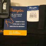Wrangler NWT Women's  WIllow Ultimate Riding Jean Black Wash 35/19 x‎ 34 Photo 2
