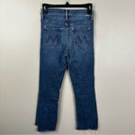 Mother Jeans The Insider Crop Step Fray in Girl Crush Blue Denim Womens 25 Photo 4
