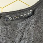 ZARA  Black Lace Cap Sleeve Dress - Size - Medium Photo 3