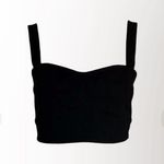 ALC Frank A.L.C. LAYLA CROP TOP, Black, size 8, $325 Photo 2