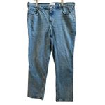 Abercrombie & Fitch  Curve Love The Straight Mid Rise Jean Size 34/18R Photo 2