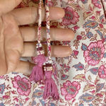 Anthropologie Love The Label Love Sam Pink Border Print Floral Dress Size L Size L Photo 4