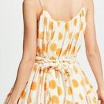 Rhode Resort Nalla Belted Floral Print Tiered Mini Dress Marigold Womens Size XS Orange Photo 1