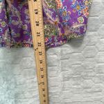 Ralph Lauren Vtg Lauren  Petite Purple Paisley Shirt 100%‎ Cotton P/S Fall Boho Photo 6