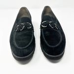 Paul Green Black Suede Chunky Chain Platform Loafer Women’s 7 Photo 1