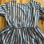 New Glory  Striped V-Neck Peplum Top Blouse Women’s 3X Photo 2