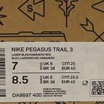 Nike NEW Pegasus Trail 3 Sneakers size 40 EU Unisex Blue Photo 9
