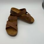 New. Brown Sandals for Women – Soft Cushioned Soles, Casual Warm Weather Wear Size 9 Photo 13