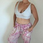 Nike  Sweatpants Joggers Slouchy Oversized Medium Pink Tie Dye Photo 0