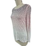 INC International Concepts Pink/White Ombre Sequined Rayon Sz M Pink Size M Photo 1