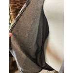 Riah Fashion Gray Open Plaid Cardigan with Pockets L Photo 10