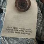 Anthropologie HEI HEI Size S Pants Byrd teal patterned pull on  elastic waist Photo 6