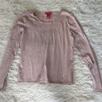 Anne Klein A Line  Top Lion Rhinestone Embellished Long Sleeve‎ Knit Photo 0