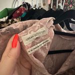 Urban Outfitters  High Neck Lace Long Sleeve Top Pink Size Medium Photo 1