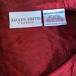 Jaclyn Smith Classic Red Button Down Shirt Medium Photo 6