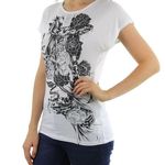 Fox Racing  braided back tee shirt top blouse floral Photo 3