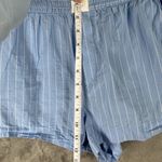 ZARA Striped Poplin Shirt Shorts Set Women’s XS Blue Two-Piece Cropped Y2K Chic Photo 9