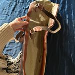 Canvas and Leather Duffel Bag for Yoga Mat Tote Brown Photo 4