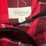 BED HEAD Women’s Size Small Nicholas Plaid 100% organic cotton Pajama Set Red Photo 9