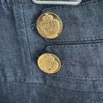 EXPRESS Dark Wash Denim Mini Skirt Photo 1