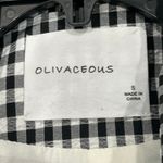 Olivaceous Blazer Jacket S Black White Gingham Check Pockets Preppy Corpcore Photo 13