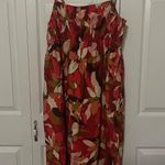 Patterned Maxi Dress Red Size XL Photo 0