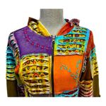 Shop Therapy Hoodie Sweatshirt Jacket Womens M/ L
Boho Full Zip Patchwork Blue Size M Photo 5