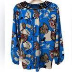 Jade Melody Tam Women's
Multicolor Paisley and Leaf
Long Sleeve Top Blouse Black Photo 3