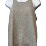 Adidas  Women's Heather Gray Open Back Tank Top Medium Photo 0