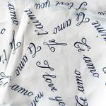 Light Blue I Love You Scarf Photo 2