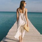 J.Crew NWT Airy gauze tiered maxi dress Photo 1