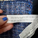 ZARA  Tweed Blazer Women Small Parisian Preppy Luxury Old Money Classic Textured Photo 8