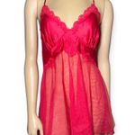 Victoria's Secret Victoria’s Secret Women’s Red Lace Chemise size L Photo 1