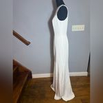 Mac Duggal IEENA for  Embellished Neck white Trumpet Gown size 4 Photo 9