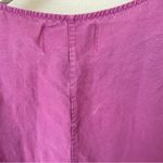 Tradlands Nico Tencel Linen Mini Dress in Size Medium Pink Photo 4