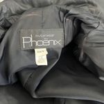 Vintage 80s Outerwear by Phoenix Black Suede and Leather Trim Jacket, Size 5 Photo 5