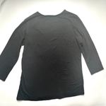 Rebecca Malone  Women’s  3/4 Sleeve Embellished Design Front Crewneck Blouse Sz S Photo 7