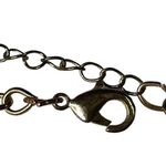 Vintage Multi Layered Gold Chain Statement Necklace Choker u Red Orange Clear Ge Photo 4