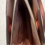 Kate Spade  Eva Crossbody Purse Triple Gusset Leather Chestnut Photo 10