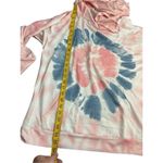Ours size medium pink and blue tie dye light weight hoodie Blue Photo 4