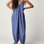 Free People  Isla Jumpsuit in Riverside Blue Photo 2